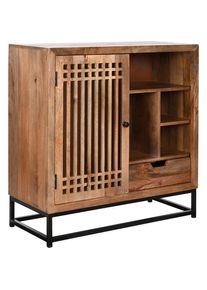 DKD Home Decor, Kommode + Sideboard, Sideboard Crystal Mango wood 90 x 40 x 90 cm (90 x 40 x 90 cm)