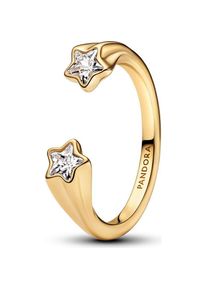 Pandora, Ring, Ring Shooting Stars Open Gold, (54, 925 Silber)