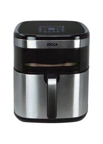 JOCCA 10L DIGITAL AIR FRYER WITH WINDOW, Fritteuse, Schwarz
