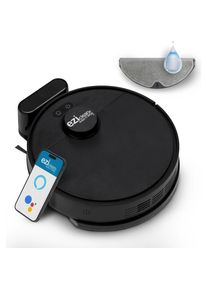 Eziclean I-Bot Z6 MAX, Staubsauger Roboter, Grau, Schwarz