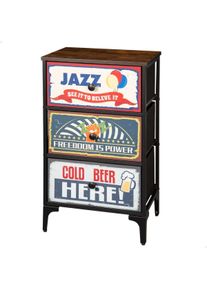 Max Home, Kommode + Sideboard, Kommode Vintage 45 x 77 x 30 cm