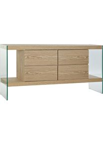 DKD Home Decor, Kommode + Sideboard, Sideboard Crystal MDF Wood (160 x 45 x 80 cm) (160 x 45 x 80 cm)
