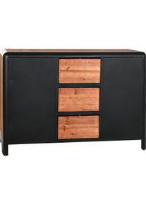 DKD Home Decor, Kommode + Sideboard, Sideboard Fir Metal (120 x 40 x 79 cm) (120 x 40 x 79 cm)