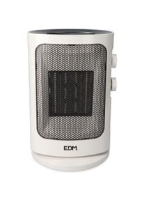 Edm Vertikaler Heizkörper Oszillierend Grau 1000 - 1500 W, Heizlüfter, Grau