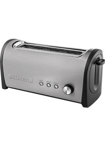 Küken 33623, Toaster, Silber, Schwarz