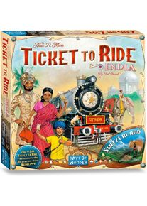 Asmodee Asmodée Ticket To Ride India and Swizerland (Französisch, Deutsch, Englisch)