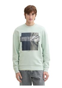 Tom Tailor Denim Herren Sweatshirt in grün, Größe L