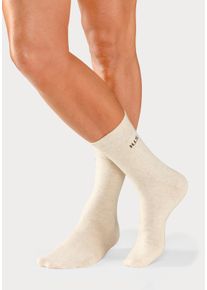 H.I.S. Heren Sokken in 2x bruin/beige, 2x bruin ,maat 39/40, Witt, 79% Katoen, 20% Polyamide, 1% Elastan