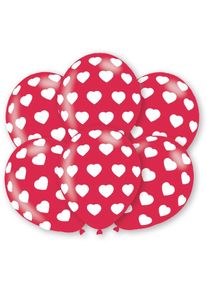 Amscan 6 palloncini romantici con cuori (5er Multipack)