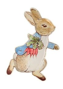 12 assiettes en papier Peter Bunny 30cm