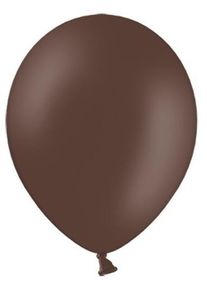 partydeco 20 ballons étoiles de fête brun chocolat 30cm