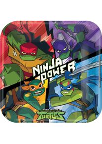 Amscan 8 assiettes Ninja Turtles Adventure 23cm