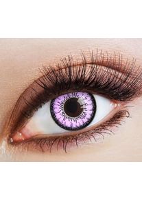 Pink crackle årlig kontaktlinse