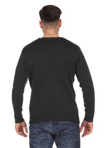 Pull de Noël tête de renne noir pour homme