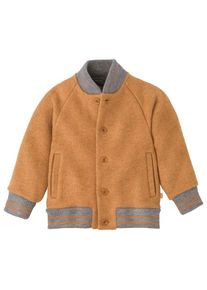 Disana Kids College-Jacke Wollen vest Kinderen (98/104 |oranje)
