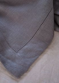 Nappe en lin - gris - taille 85x85 cm - lin - bonprix