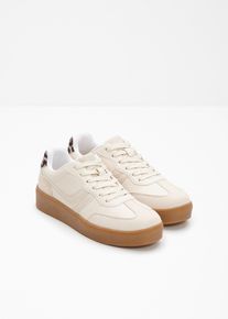 Sneakers à plateforme rétro - blanc - taille 38 - Vegan - bonprix