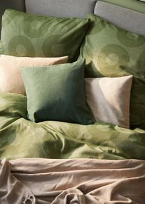 Parure de lit motif graphique - vert - taille 135x200 cm avec coton - bonprix