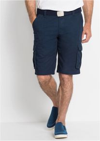 Bermuda cargo 100% coton Loose Fit - bleu - taille 40 - 100% coton - bonprix