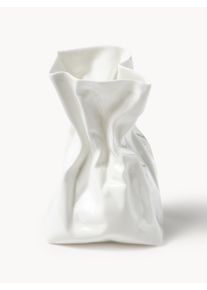 Driade Wazon z porcelany Adelaide Biały Porcelana S 10 x W 14 cm