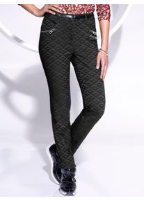 Dames Jerseybroek met corrigerende inzet in zwart ,maat 36, WITT, 70% Viscose, 26% Polyamide, 4% Elastan. Netstof: 85% Polyamide, 15% Elastan