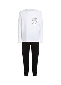 K by KARL LAGERFELD Karl Lagerfeld Pijama lungă Bărbaţi alb, Mărimea XL