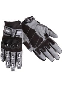 Modeka MX Top, gloves , color: Black/Grey , size: 7