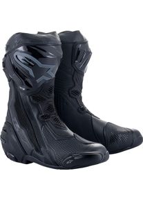 Alpinestars Supertech R, laarzen , kleur: zwart/zwart , maat: 42 EU