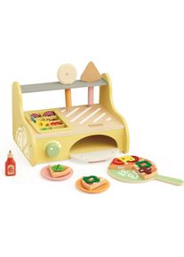 Classic World Pizzaofen-Spielset aus Holz, 7-teilig.