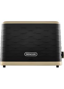 Sencor 2-Scheiben-Toaster 930W 7 Stufen, Toaster, Schwarz, Gold