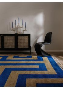 benuta Finest Käsin solmittu villamatto Maze Monivärinen 160x230 cm Berberit,Trendin ilme