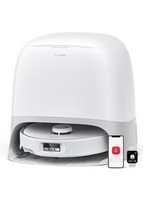 roborock , Saugroboter »mit Wischfunktion Qrevo Curv, Hindernisserkennung, DuoDivide Bürste«, 18.500 PA Saugkraft, FlexiArm-Design für Kanten- und...