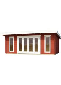 Lasita Maja , Gartenhaus »SUSSEX«, (Set, inkl. Fussbodenbretter zum verlegen) , schwedenrot