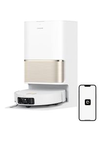 DREAME , Saugroboter »mit Wischfunktion L50 Pro Ultra, «, 19500Pa Saugkraft, Vollautomatische Basisstation, Reinigung bei 75° C , weiß