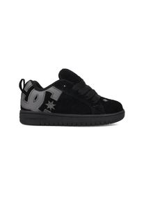 DC Shoes , Sneaker »Court Graffik Se« , Black/Black/Grey , 11,5(28,5) , 11,5(28,5) , Obermaterial aus Leder, Nubukleder oder Wildleder