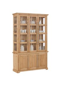 Home Affaire , Vitrine &raquo;Meliss&laquo; aus massiver Kiefer, FSC zertifiziert, Breite 132 cm , natur