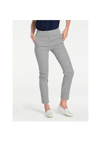 Linea Tesini by heine , Röhrenhose , schwarz-weiß , Kurzgrößen , 18 -Kurzgrößen , 18 , Figurbetonte Röhre