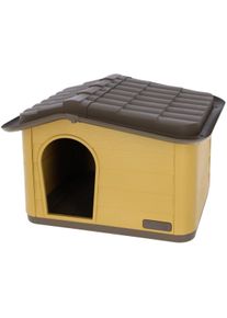 KERBL Pet Paola Eco Katzenhaus, honey/braun, 60x51x41cm