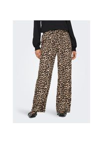 Only , Schlupfhose »ONLCLARA PULLUP PANT WVN OS«, Sommerhose , Black AOP:LEO , Länge 32 , XL (42) -Länge 32 , XL (42) , Lässige Hose von Only