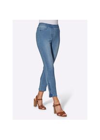 Inspirationen , 7/8-Jeans, (1 tlg.) , blue-bleached , Normalgrößen , 46 -Normalgrößen , 46 , Baumwoll-Qualität