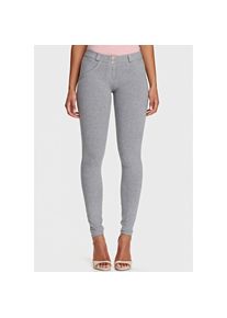 Freddy , Leggings »WRUP4 SUPERSKINNY«, mit Lifting & Shaping Effekt , melange grey , N-Gr , L -N-Gr , L , Comfort Leggings WRUP4 SUPERSKINNY von...