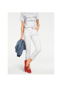 Linea Tesini by heine , 7/8-Hose , weiß , Normalgrößen , 50 -Normalgrößen , 50 , Figurbetonte Röhre