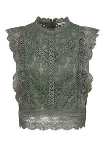 Only Damer Bluse 'Karo' gr&oslash;n St&oslash;rrelse XXXL