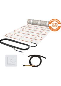 Etherma SET-eFLOOR-PRO-S-150-1600 eFLOOR PRO STANDARD Netzheizmattenset, 8.0m², 50x1600cm, PFAS frei, inkl. eBASIC Thermostat, 1200W, 230V (46160)
