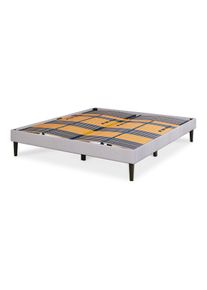 EMMA Premium Signature Bed 180x200 - Light Gray - No headboard