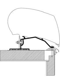 Thule Markisen-Adapter Markisenhalterung Caravan Roof 6200/9200 500cm Camping Wohnwagen