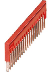9 Stück Phoenix Contact FBS 50-3,5 Steckbrücke Querverbinder 17,5A 50-polig rot