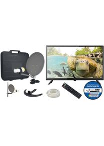 Easyfind CD07 19" TV Camping-Sat-System Fernseher Triple Tuner HDMI Camping Wohnwagen Wohnmobil
