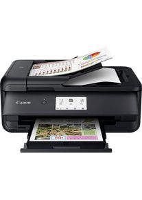 Canon PIXMA TS9550a Tintenstrahl-Multifunktionsdrucker Farbe A4 Drucker Scanner Kopierer Duplex LAN USB WLAN schwarz