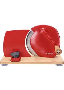 Jupiter 457011 Hand-Allesschneider Wurstschneidemaschine Brotschneidemaschine rot